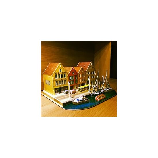 PUZZLE 3D BERGEN WHARF image 1