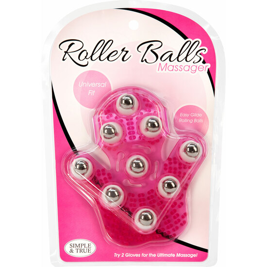 ROLLER BALLS MASSAGER - PINK image 1