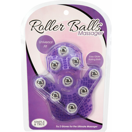 ROLLER BALLS MASSAGER - PURPLE image 1