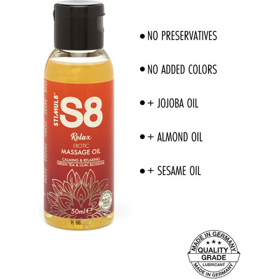 S8 MASSAGE OIL BOX 3X 50ML image 3