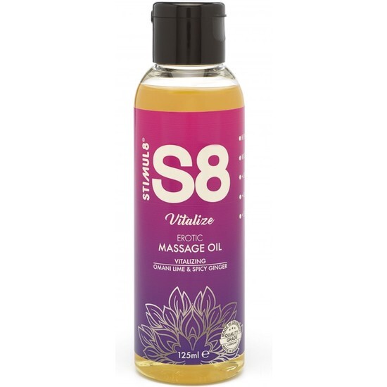 S8 MASSAGE OIL OMANI LIME & SPICY GINGER 125ML image 0