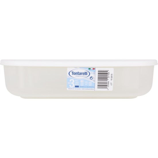 SET 3 FIAMBRERAS RECT 1L/2L/3L FAMILYTRAN/CREMA image 1