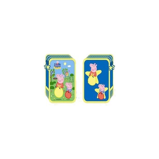 PLUMIER DOBLE AZUL GLOBOS PEPPA PIG image 0