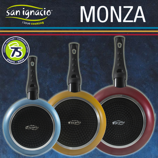 SET 3P PIEZAS SARTEN ALUMINIO FORJADO INDUCCIÓN MONZA image 2