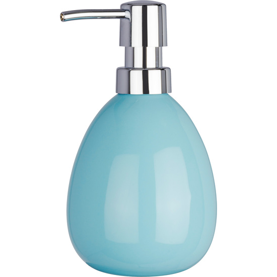 CERAMIC SOAP DISPENSADOR POLARIS PASTEL BLUE image 1