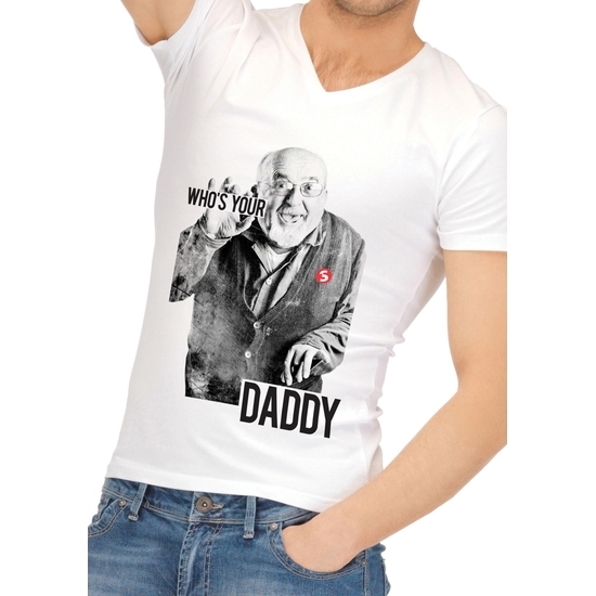 FUNNY T-SHIRT WHO IS YOUR DADDY image 0
