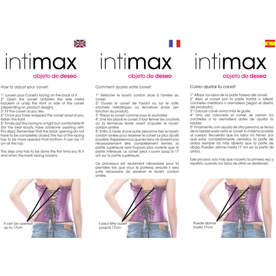 INTIMAX CORSET OLIMPO PINK image 2
