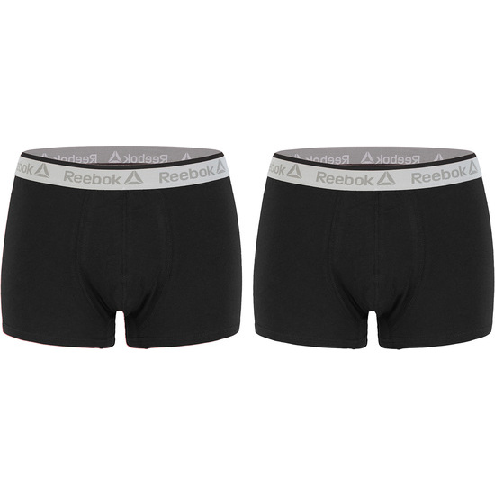 SET 2 PCS BOXERS REEBOK 95 % ALGODÓN BODY 1 NEGRO / ROJO image 0