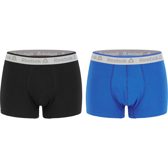 SET 2 PCS BOXERS REEBOK 95 % ALGODÓN BODY 1 NEGRO / AZUL image 0