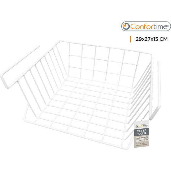 KITCKEN SHELF BASKET 29X27X15CM CONFORTIME image 0