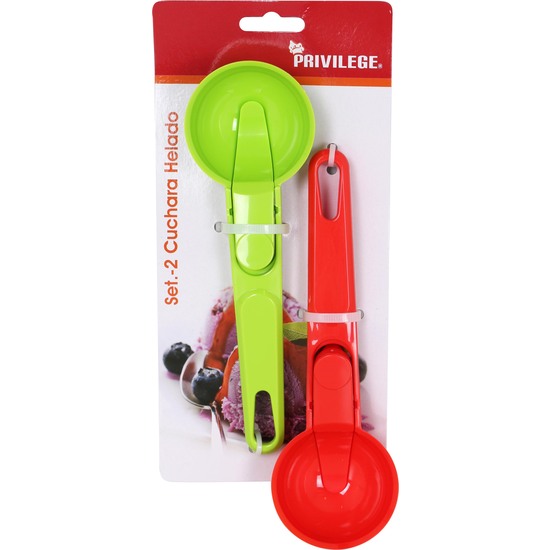 PLAST. ICECREAM SCOOP PRIVILEGE image 1