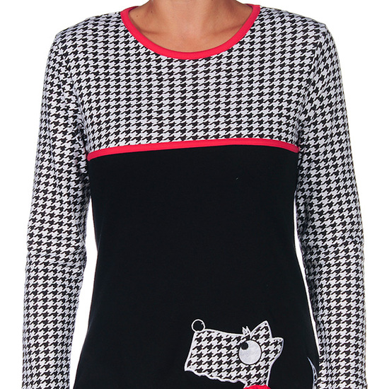 PIJAMA MUJER NEGRO image 2