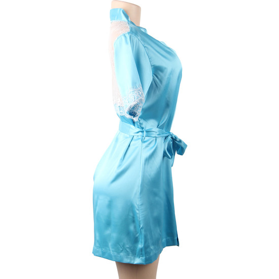 BATA KIMONO BACKLESS AZUL image 7