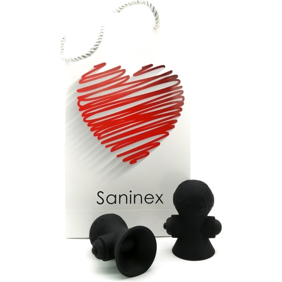 SANINEX SUCTIONER WORLD - BLACK VIBRATOR & SUCTION CUP image 0