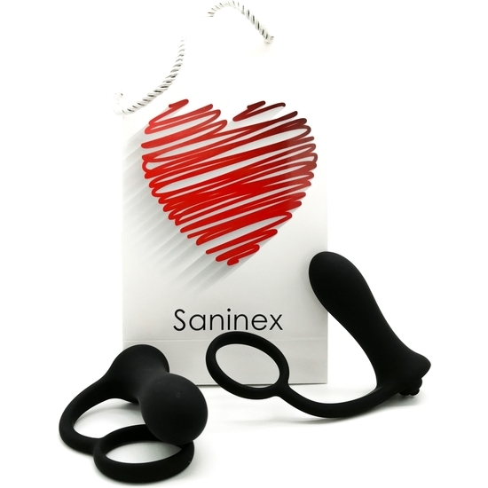 SANINEX BRAVE - VIBRATOR BUTT PLUG & RING  image 0
