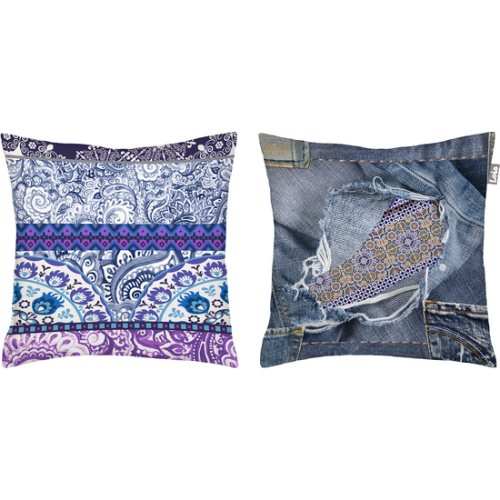 FUNDA COJIN CON CREMALLERA PACK 2 GENOVA P. GENOVA P. C-2 image 0