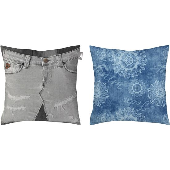 FUNDA COJIN CON CREMALLERA PACK 2 PANTALON LOIS image 0
