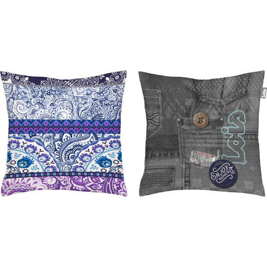 FUNDA COJIN CON CREMALLERA PACK 2 VAQUERO P. LOIS image 0
