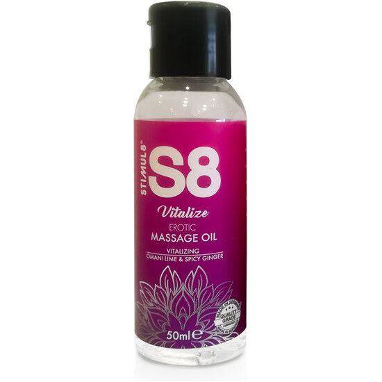 S8 MASSAGE OIL OMANI LIME & SPICY GINGER 50ML image 0