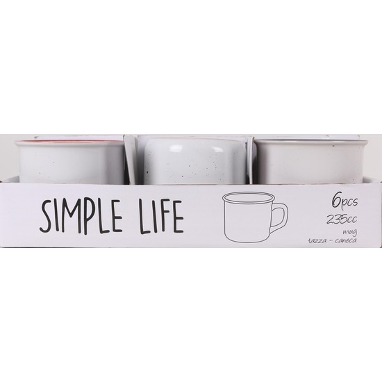 MUG 235CC SIMPLE LIFE - COLORES SURTIDOS image 1