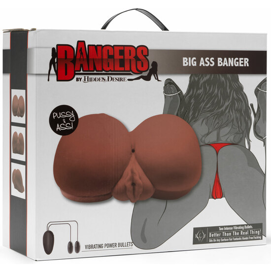 BIG ASS BANGER VIBR. - BROWN image 1