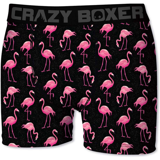 BOXER CRAZY BOXER FLAMINGOS EVERYWHERE image 0