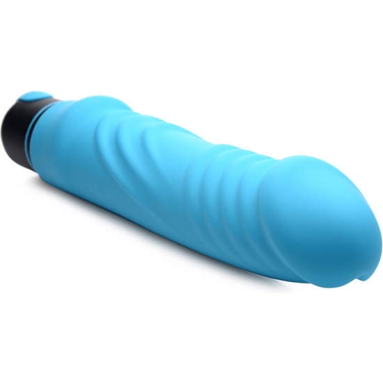 XL BULLET AND RIBBED SILICONE SLEEVE - BLUE image 2