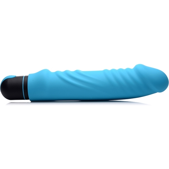 XL BULLET AND RIBBED SILICONE SLEEVE - BLUE image 3