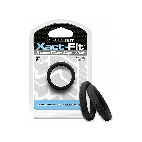 11 XACT-FIT COCKRING 2-PACK - BLACK image 0