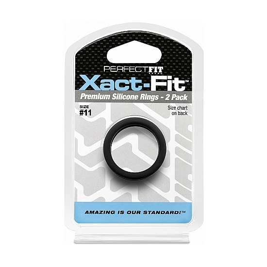 11 XACT-FIT COCKRING 2-PACK - BLACK image 1