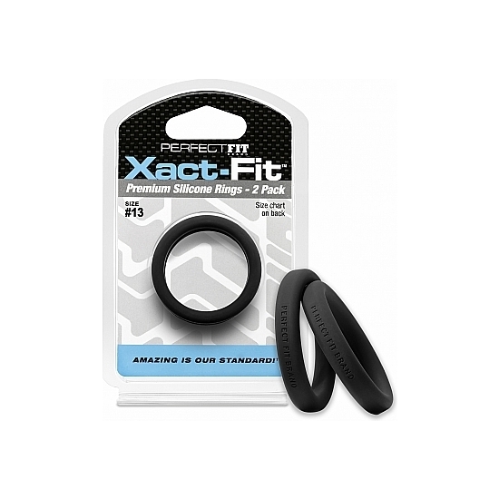 13 XACT-FIT COCKRING 2-PACK - BLACK image 0