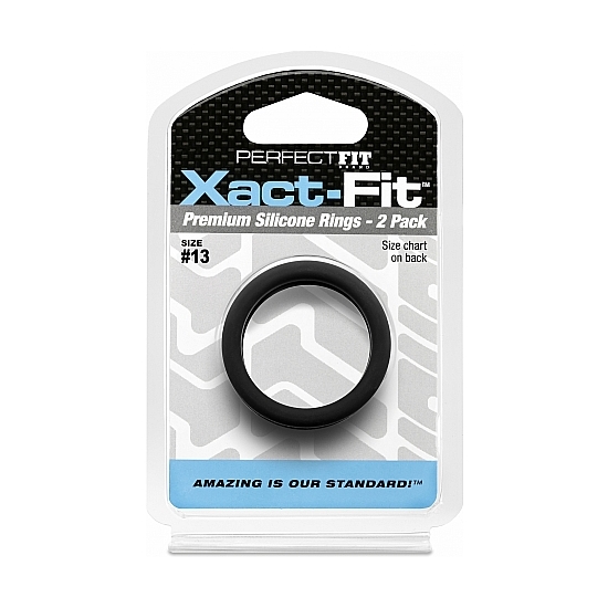 13 XACT-FIT COCKRING 2-PACK - BLACK image 1