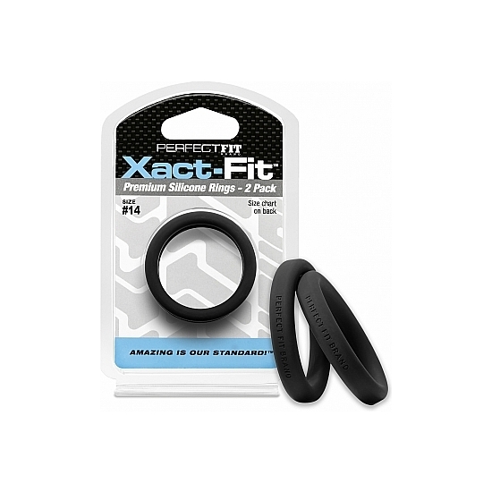 14 XACT-FIT COCKRING 2-PACK - BLACK image 0