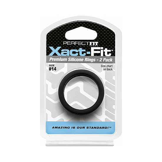 14 XACT-FIT COCKRING 2-PACK - BLACK image 1
