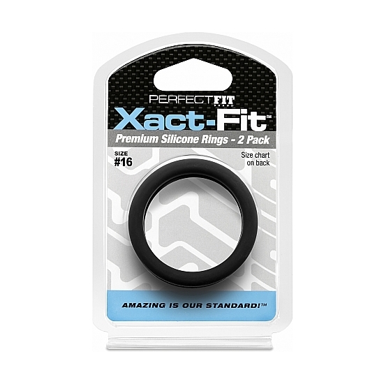 16 XACT-FIT COCKRING 2-PACK - BLACK image 1
