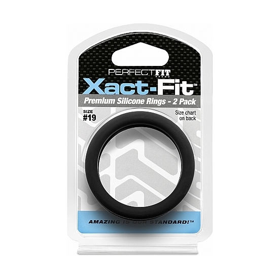 19 XACT-FIT COCKRING 2-PACK - BLACK image 1