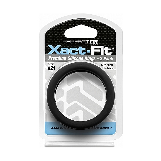 21 XACT-FIT COCKRING 2-PACK - BLACK image 1