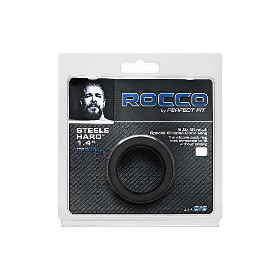 THE ROCCO STEELE HARD - 1.4 INCH - COCK RING image 1