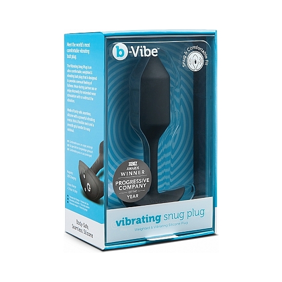 VIBRATING SNUG PLUG 2 - BLACK image 1