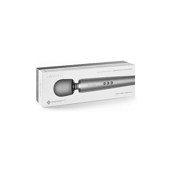 LE WAND - RECHARGEABLE MASSAGER - GREY image 1