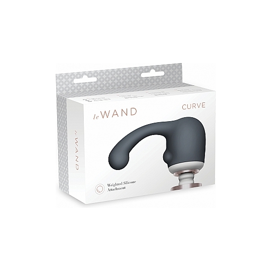 LE WAND - CURVE WEIGHTED SILICONE ATTACHMENT - GREY image 1