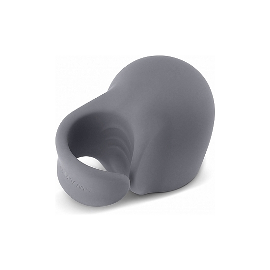 LE WAND - PENIS PLAY SILICONE ATTACHMENT - GREY image 0