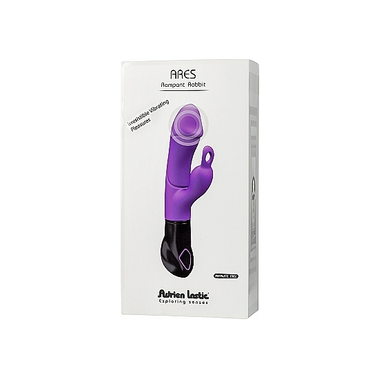 ARES RABBIT VIBRATOR - PURPLE image 1