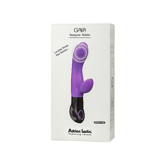 GAIA RABBIT VIBRATOR - PURPLE image 1