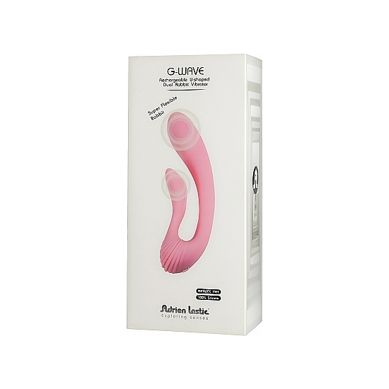 G-WAVE DOUBLE VIBRATOR - PINK image 0