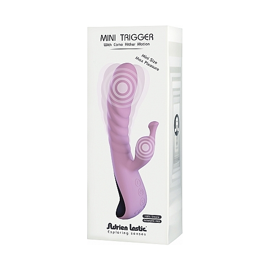 MINI TRIGGER SILICONE VIBRATOR - PINK image 1