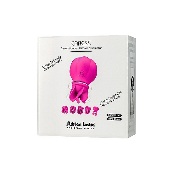 CARESS CLITORAL STIMULATOR - PINK image 1