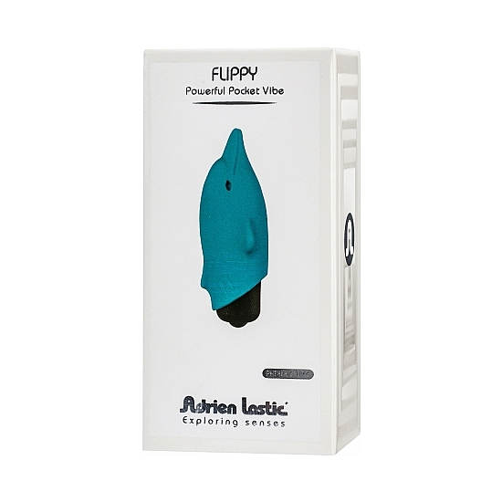 POCKET DOLPHIN VIBRATOR - BLUE image 1