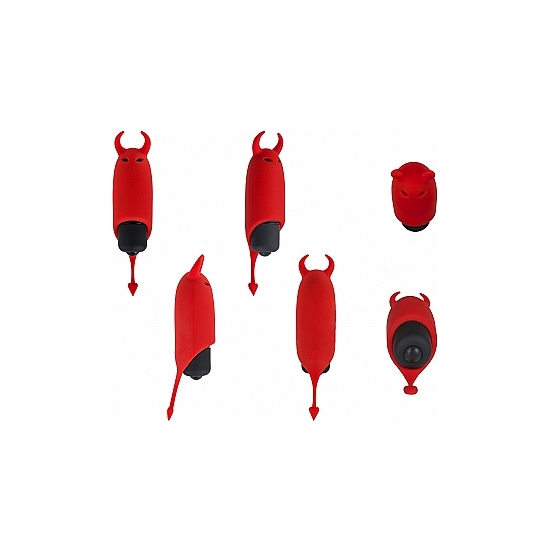 POCKET DEVIL VIBRATOR - RED image 2