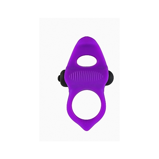 LINGUS MAX VIBRATING COCK RING - PURPLE image 0